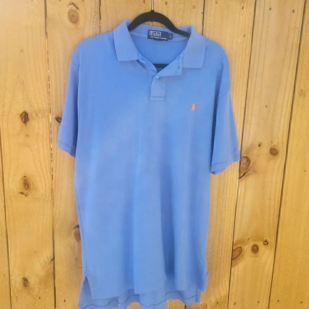 Ralph Lauren Polo, L, Blue, Orange horse